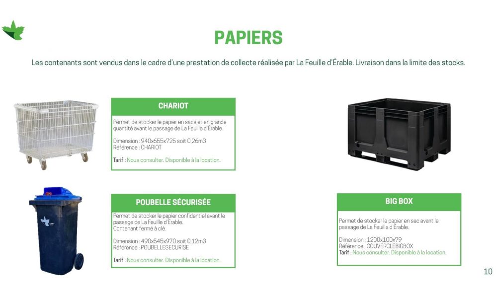 10. Papiers