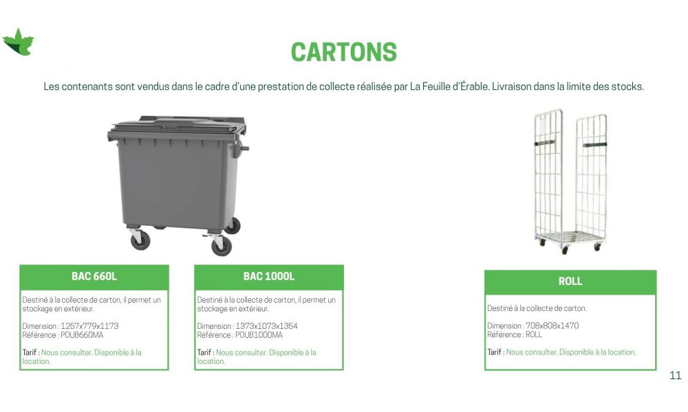 11. Cartons
