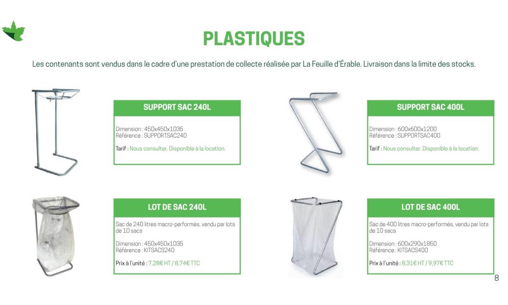 8. Plastiques